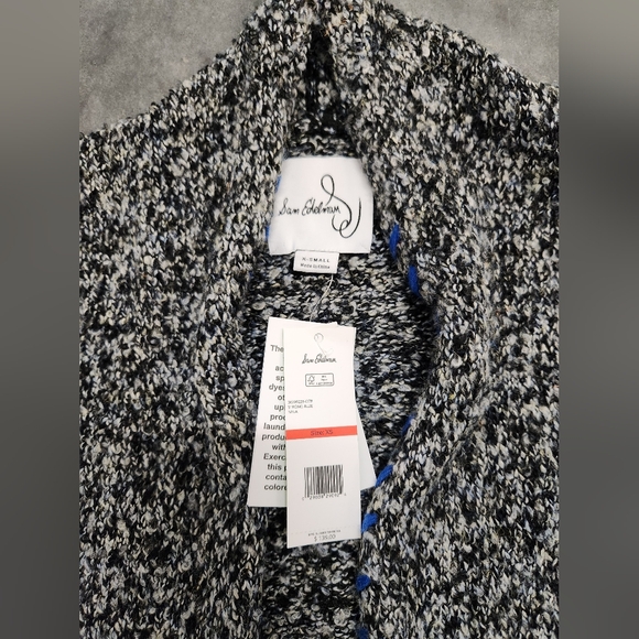 Sam Edelman Size XS Gray Nyla Bouclé Sweater Coat - Picture 4 of 6